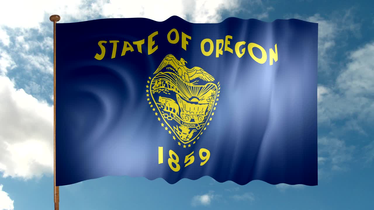 bandera del estado de oregon