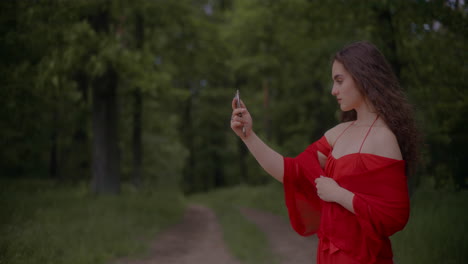 Innocent-Woman-Looking-Into-Mirror