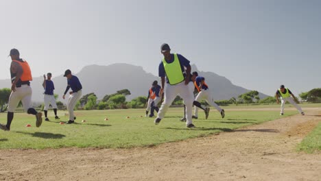 Baseball-Spieler-Trainieren