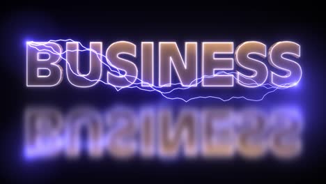 business concept theme, futuristic and cinematic business title or text with nice cyberpunk lighting effect, business background, 4k high quality, 3d render