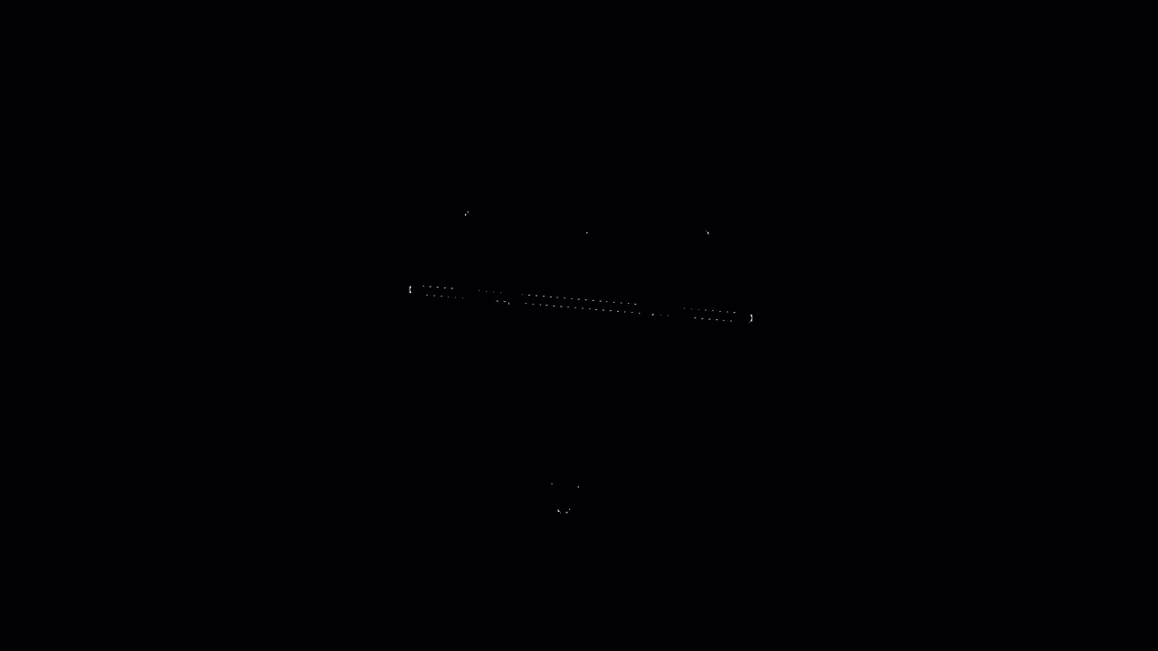 Schermo completamente nero senza contenuto visivo