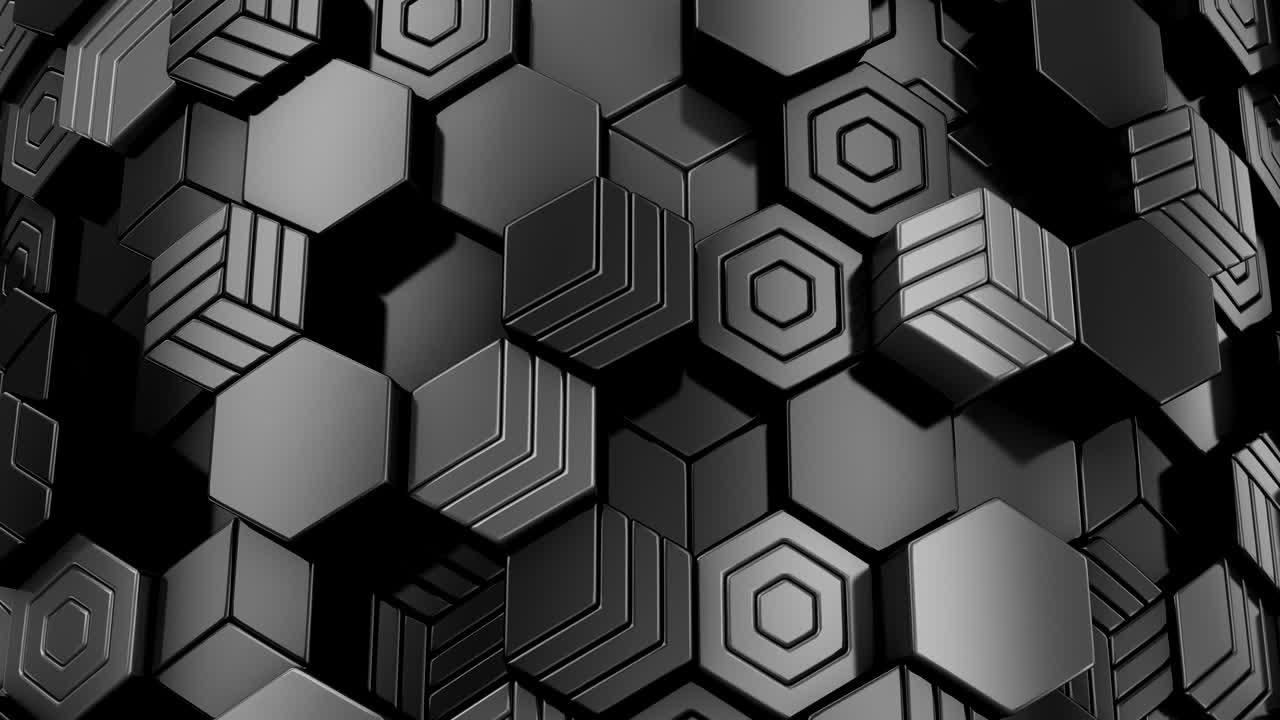 el fondo de los hexágonos