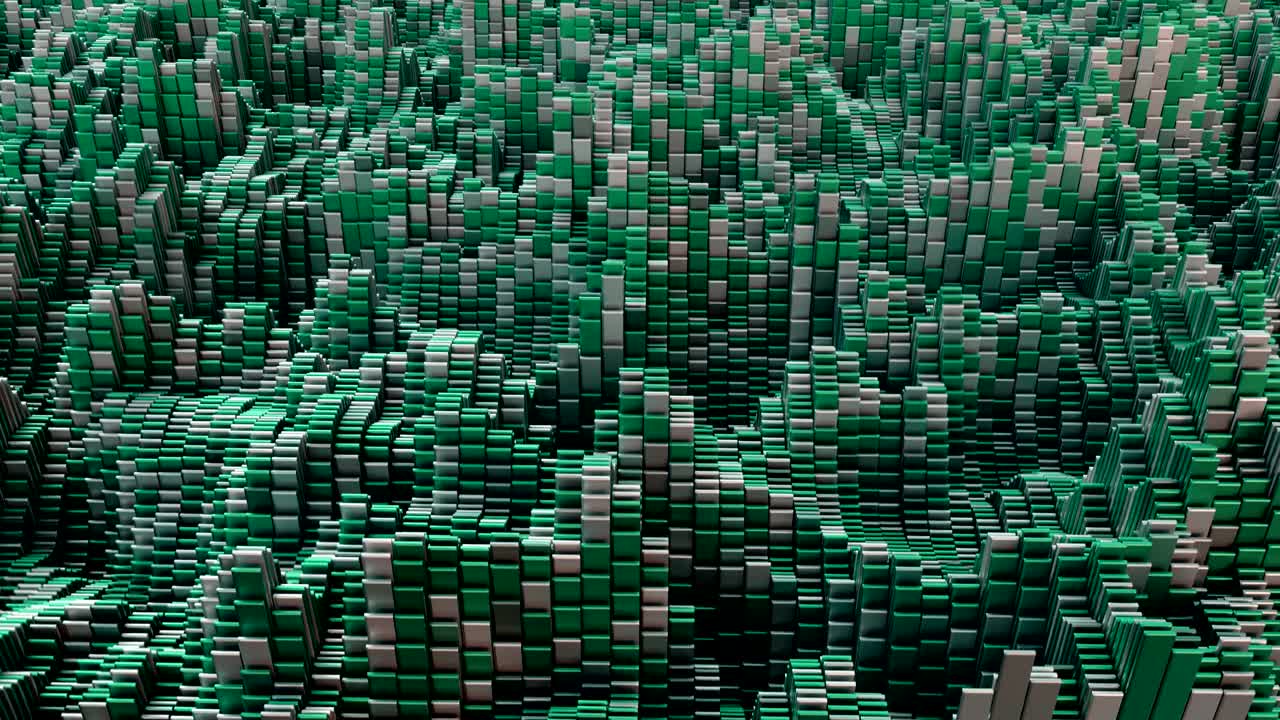 el concepto de cadena de bloques abstracto de 4k.