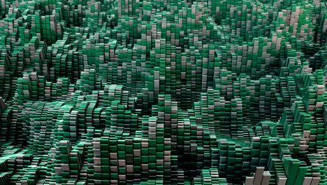 4K Abstract Blockchain Concept.