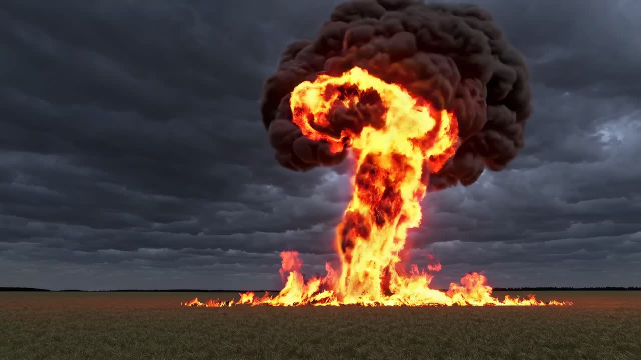 Explosion in a Field