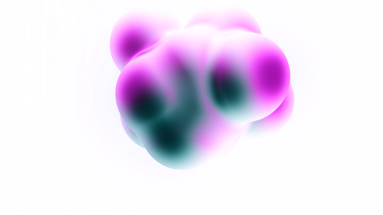 Abstract 3D Molecular Structure