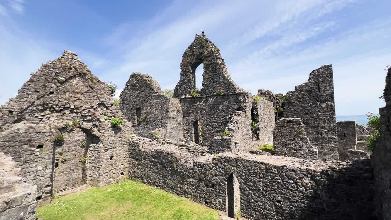 South Wales Swansea Oystermouth Castle Ruins