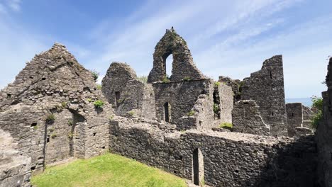 south wales swansea oystermouth castle ruins