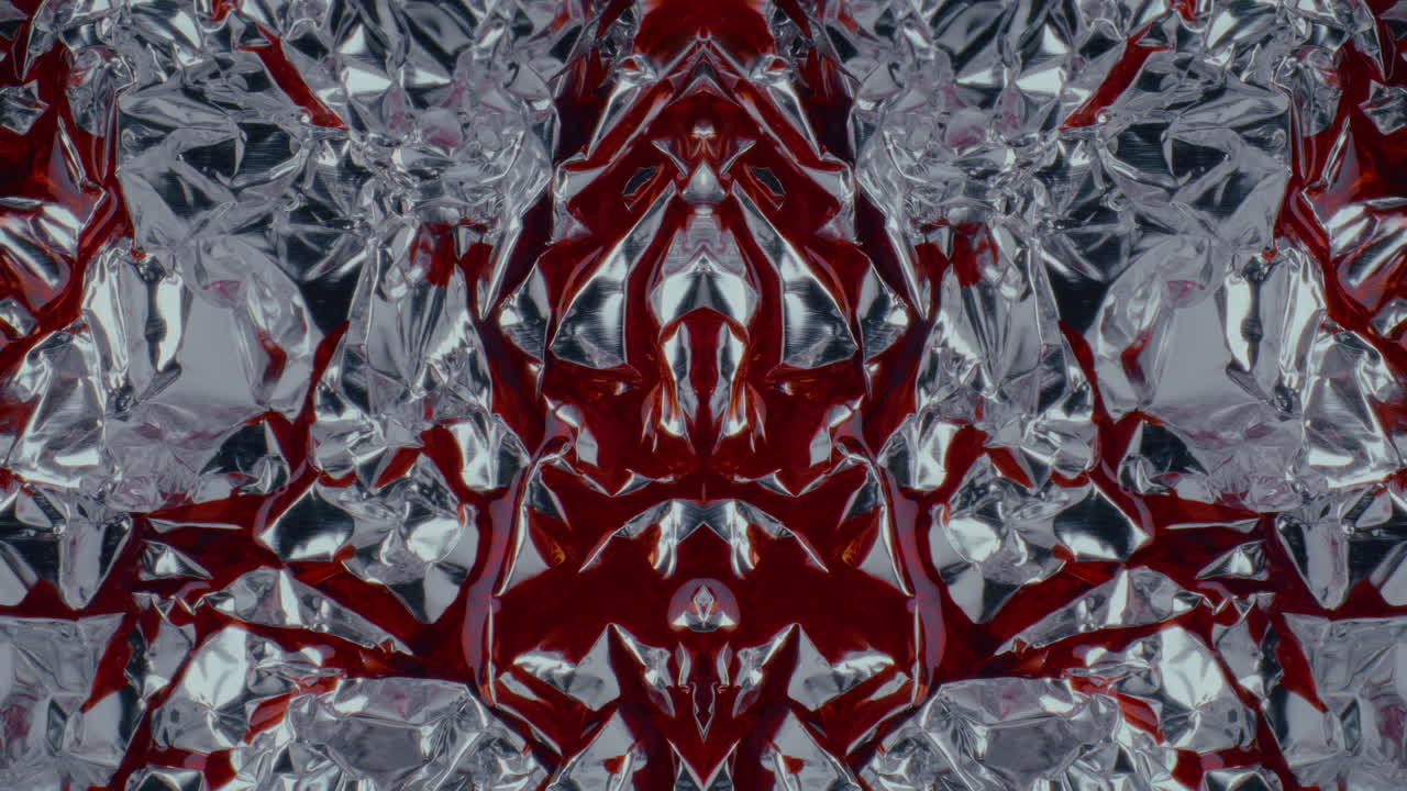 Abstract Crinkled Foil Pattern