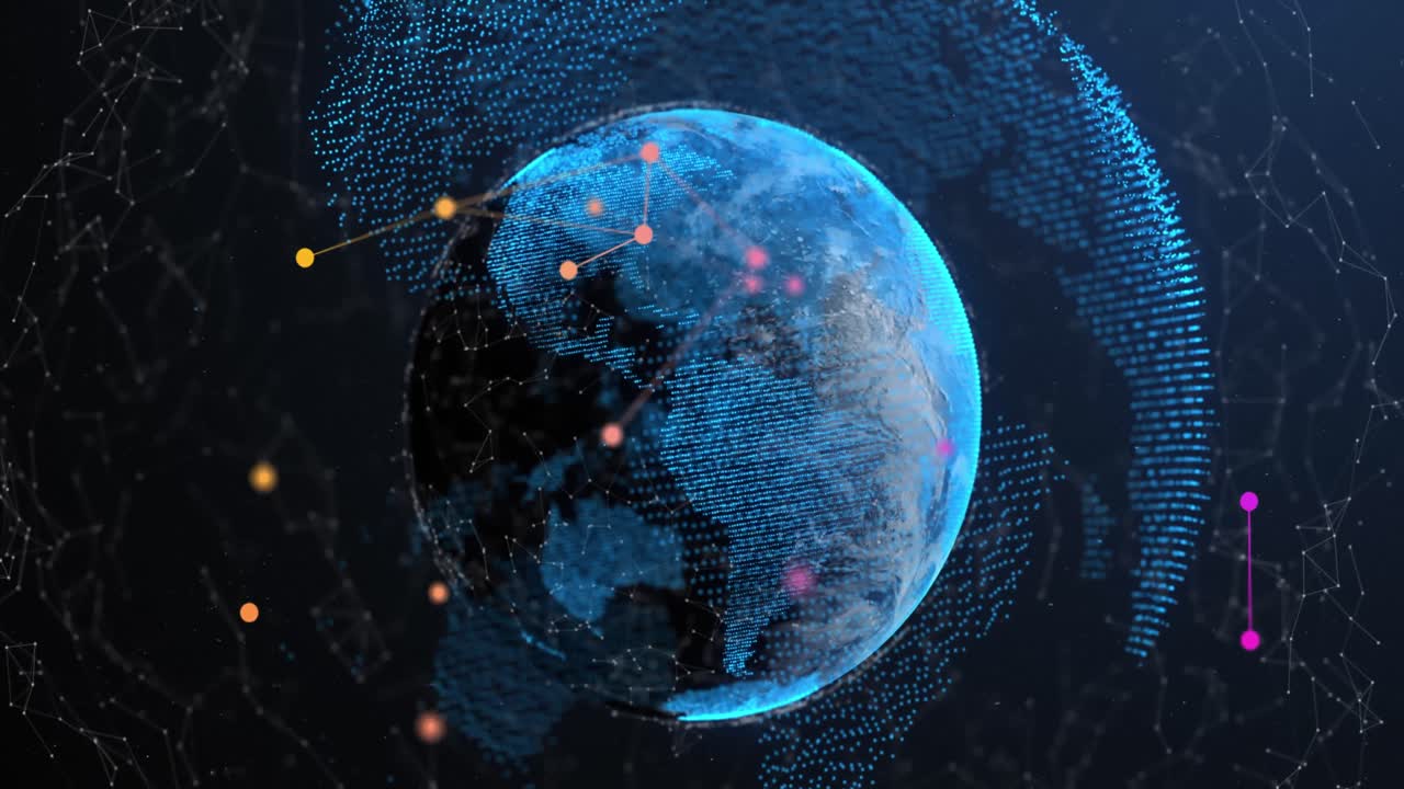 Animation of scopes over black background