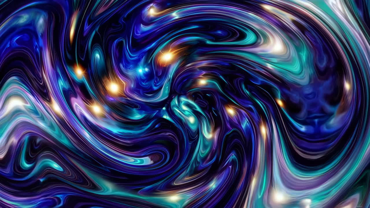 Abstract Swirling Colours Fluid Art