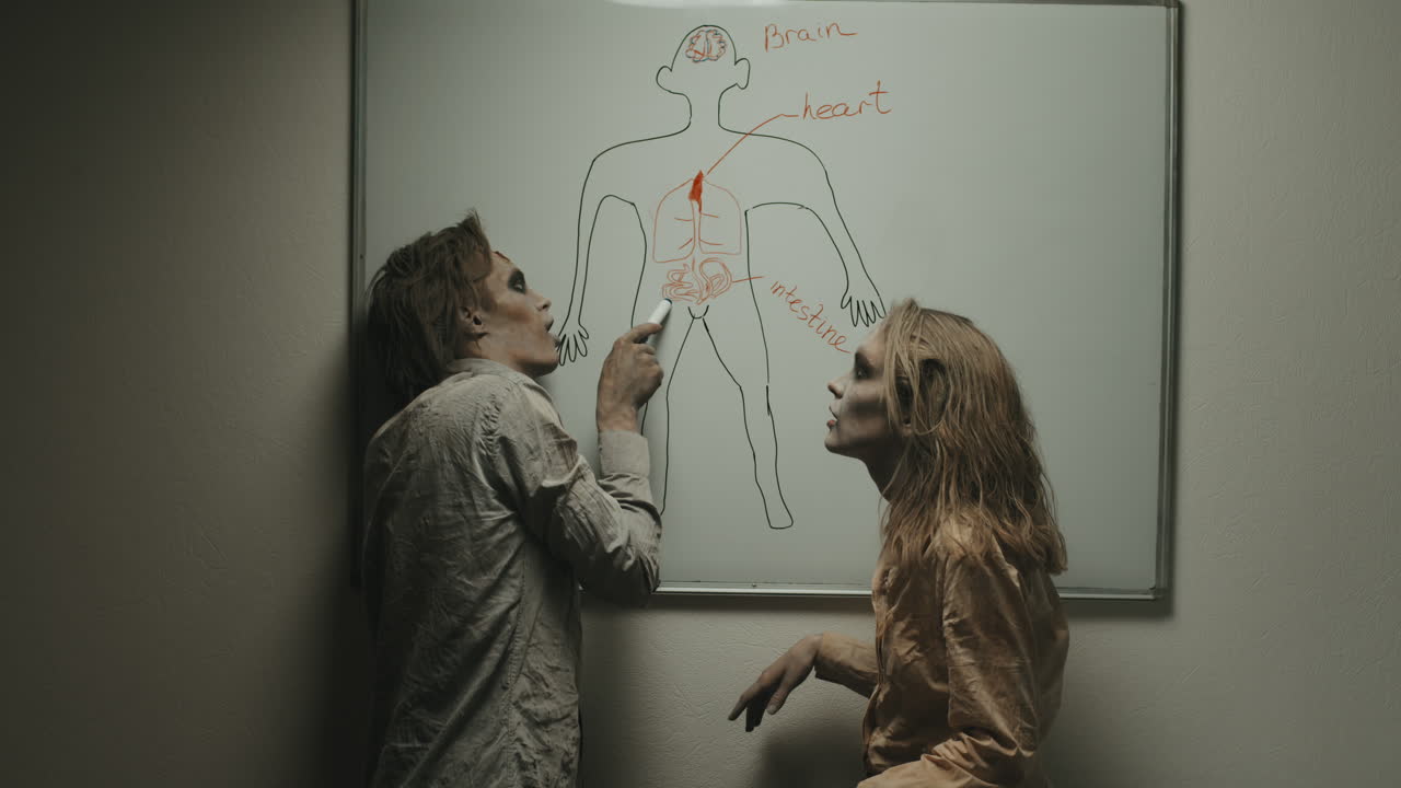 Zombies Studying Human Anatomy