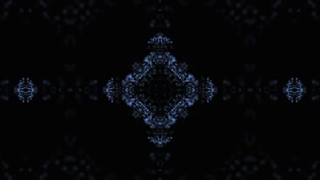 animación de fondo con patrón de caleidoscopio