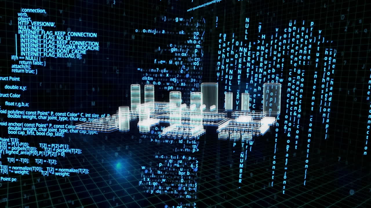 Animation of data processing over computer processor