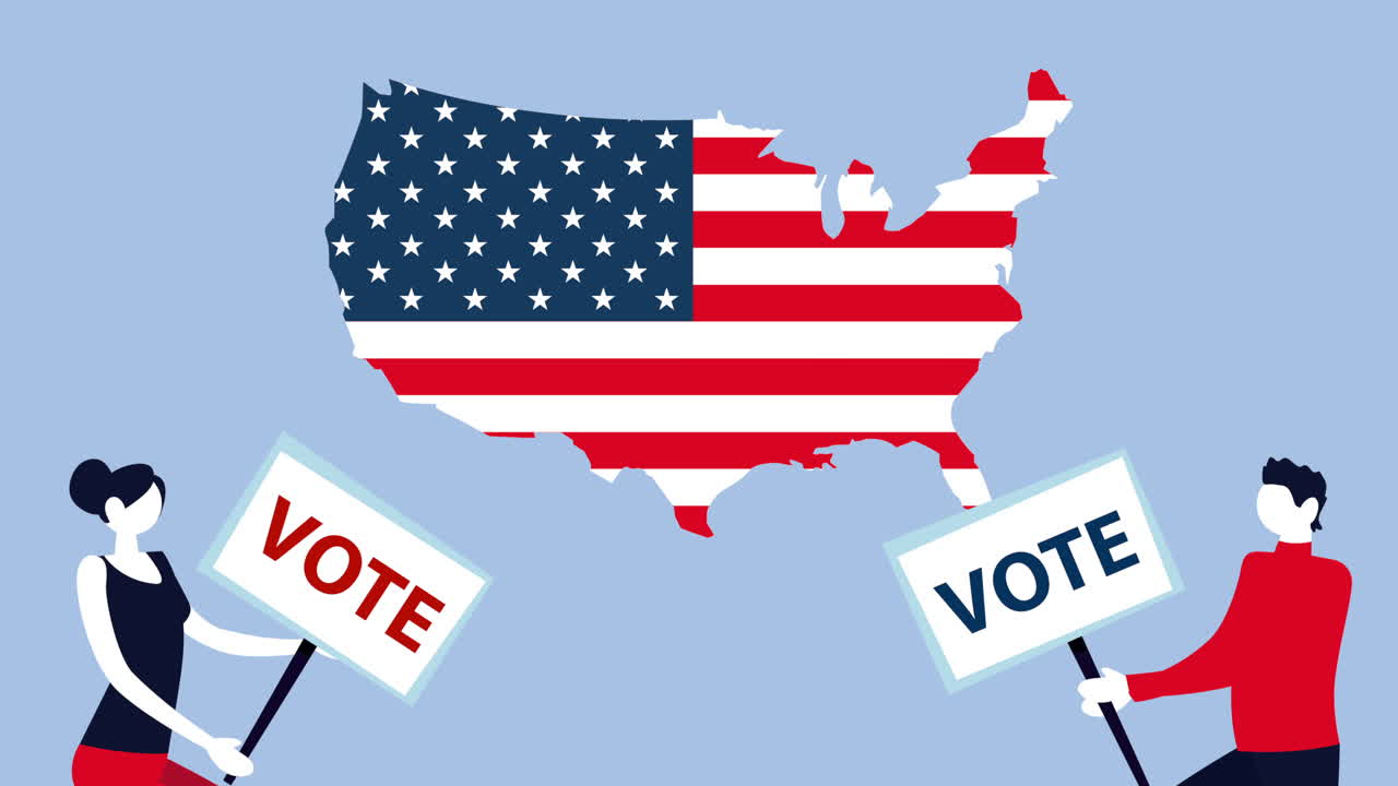 US Election Voting Graphics