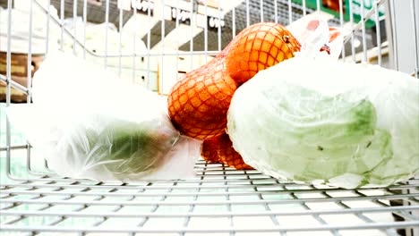 compras en el supermercado, lapso de tiempo.