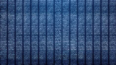 abstract futuristic cyberspace with binary code, matrix loop background