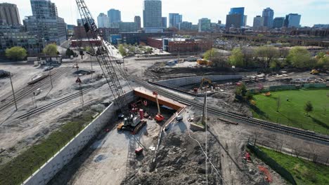 construction-site-with-an-urban-city-background-drone