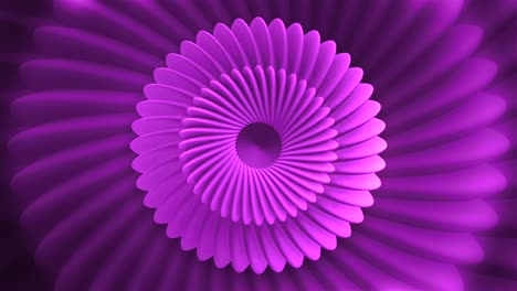 flor en espiral púrpura abstracta