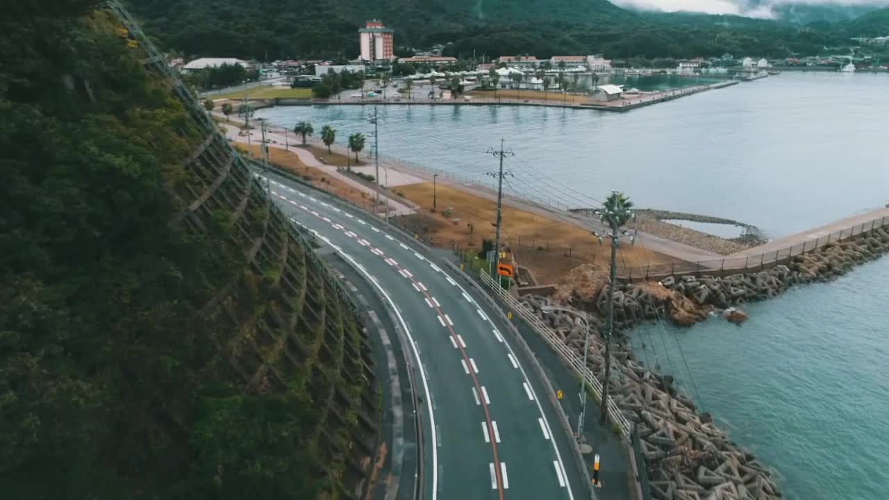 Coastal Road and Townscape