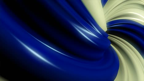 fondo de movimiento de círculos brillantes azules y blancos. animación de video bucle sin fisuras. abstracto movimiento de círculo 3d