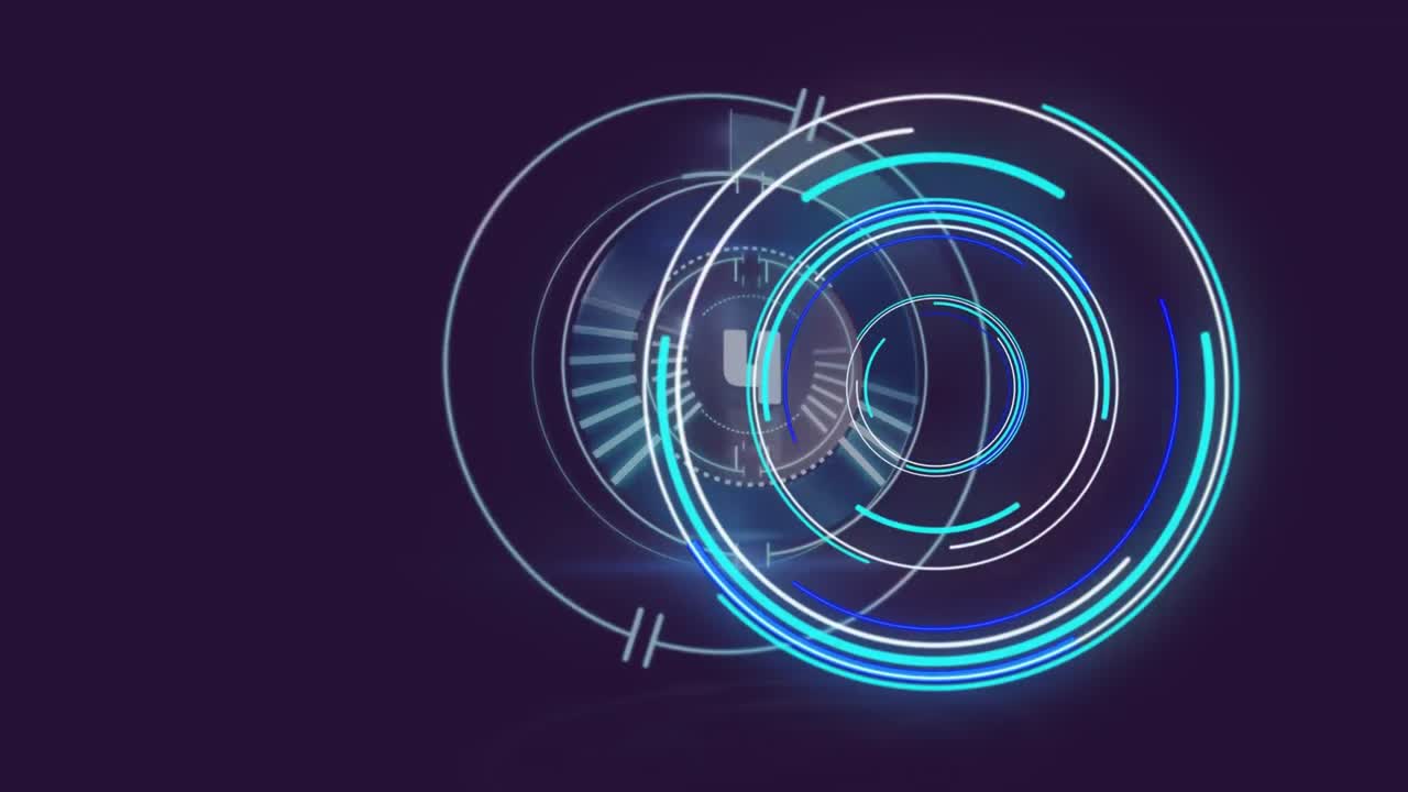 Animation of scan scoping over dark background