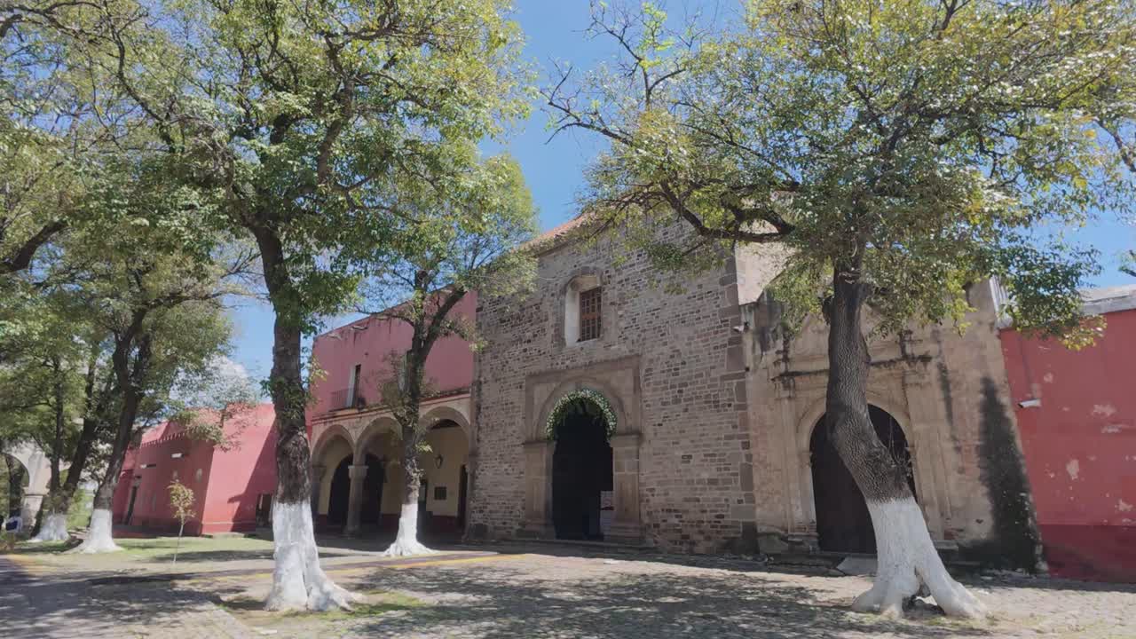 4K footage of the former Franciscan convent in Tlaxcala, part of Mexico’s cultural and architectural heritage