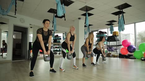 Women's Kettlebell Workout Session
