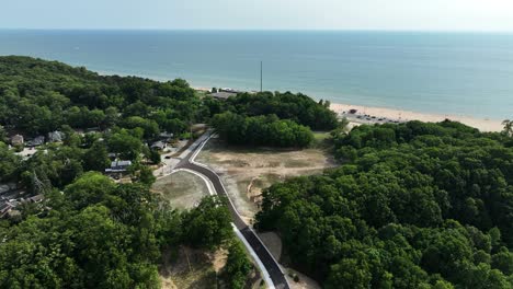 Lago-Michigan-Visto-Desde-El-área-De-Bluffton