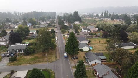 Incendio-En-La-Ciudad-De-Bellevue,-Seattle.