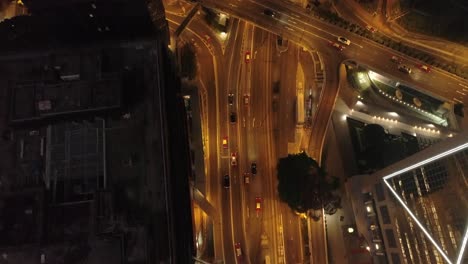 hong kong cityscape at night