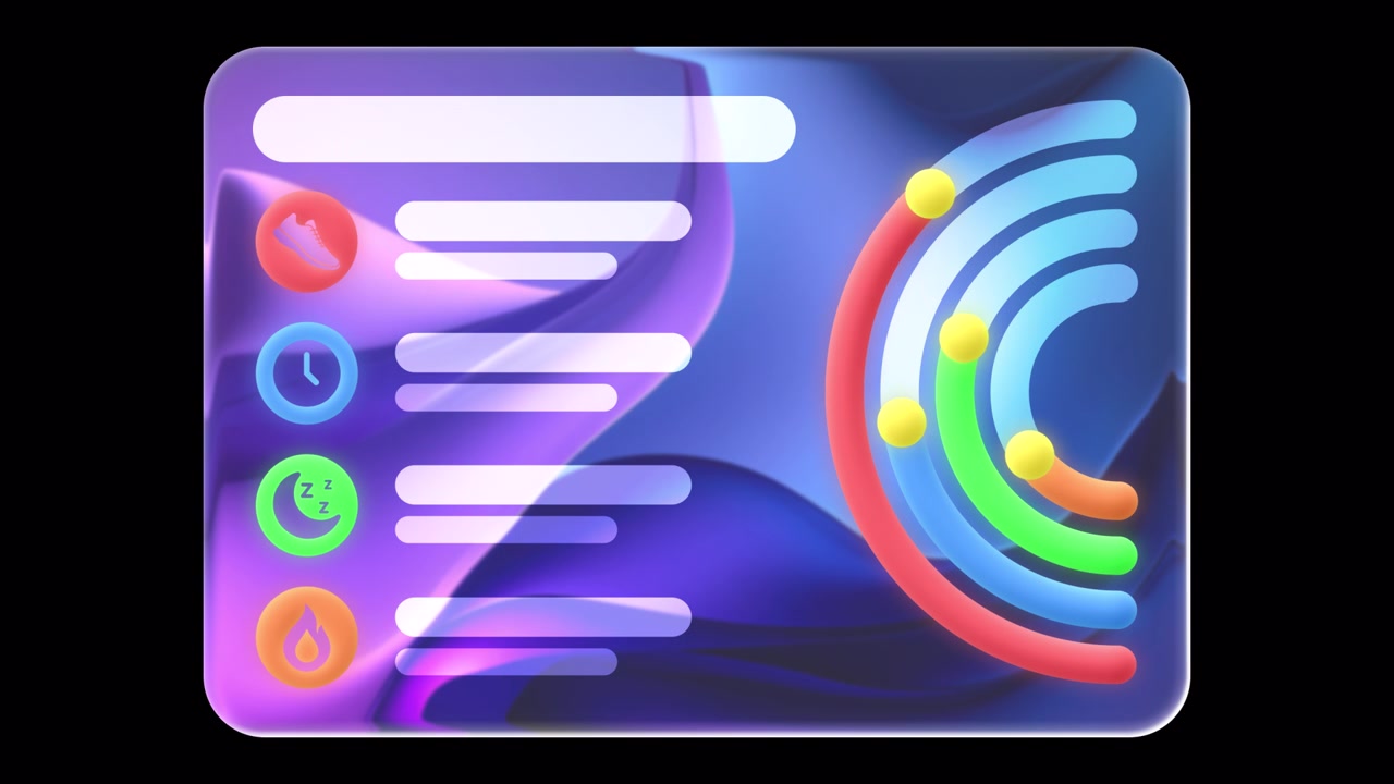 Dynamic Fitness Interface Display