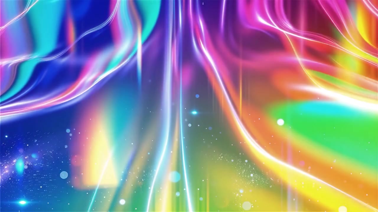 Sfondo astratto con onde di luce fluide.