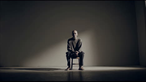 studio portrait of a man