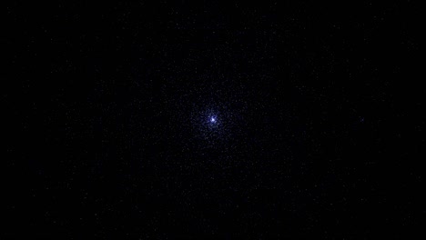 el espacio, la galaxia, el fondo azul oscuro, el cielo estrellado, las estrellas vuelan borrosas