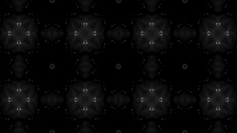 3d looped abstract ornate decorative background. hypnotic kaleidoscope with neon lamps.