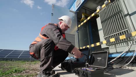 execution of electrical measuring works on the power transformer