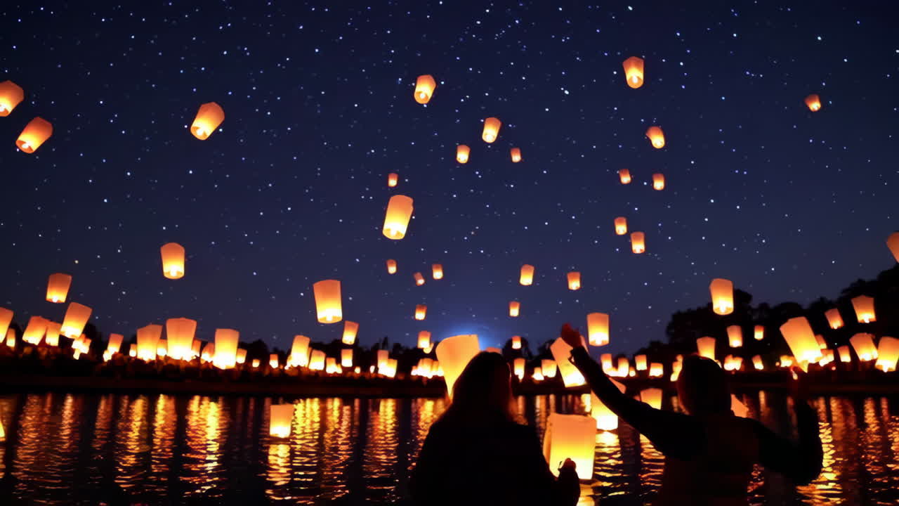 밤 하늘의 등불 축제