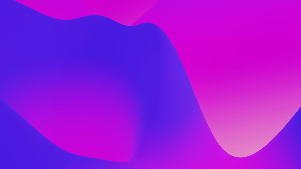 4k bucle sin costuras con fluidos abstractos gradientes violeta azul, superficie ondulada de brillo interno. hermosos gradientes de color como fondo líquido abstracto, animación suave. 3d en estilo moderno plano agradable 1
