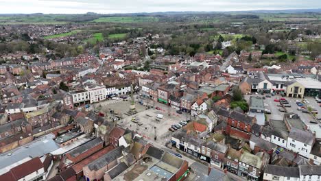 Ripon-North-Yorkshire-UK-Panning-drone-aerial