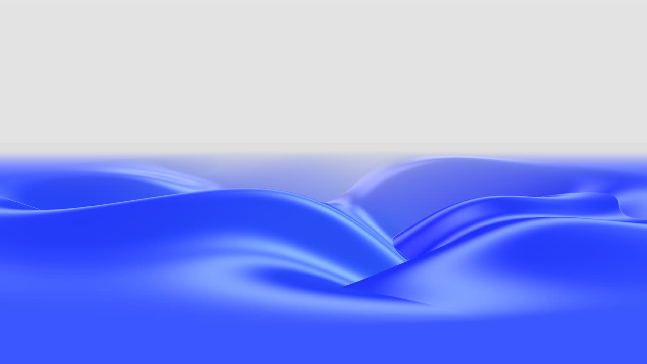 Liquid and elegance blue waves on white gradient