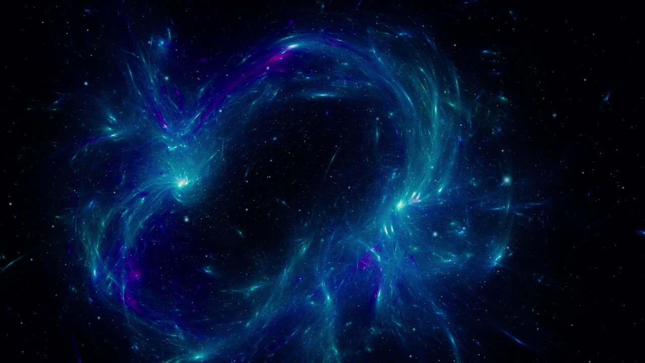 volando a través del espacio, fondo estelar del espacio exterior