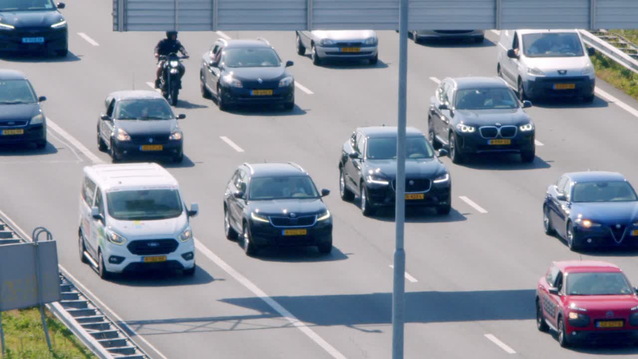 고속도로 교통 네덜란드 암스테르담 주변의 a10 고속도로