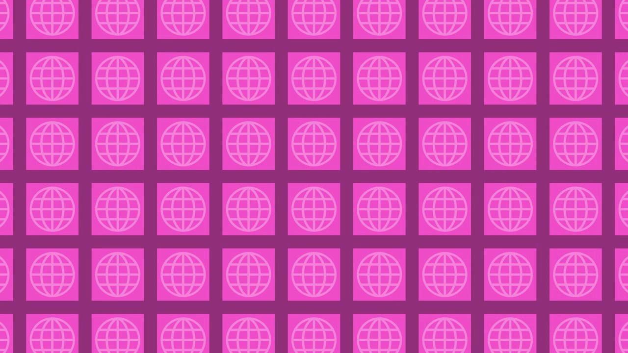 Pink globusmønster