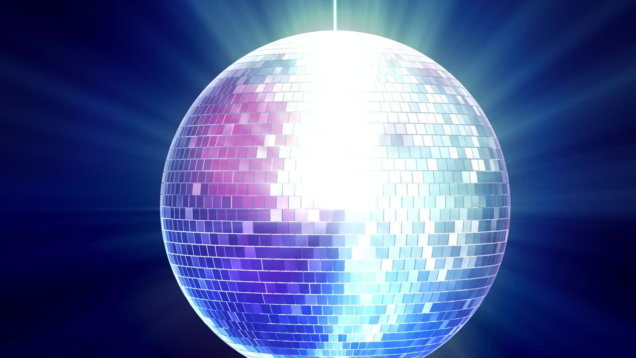 animación del fondo de la pelota de discoteca
