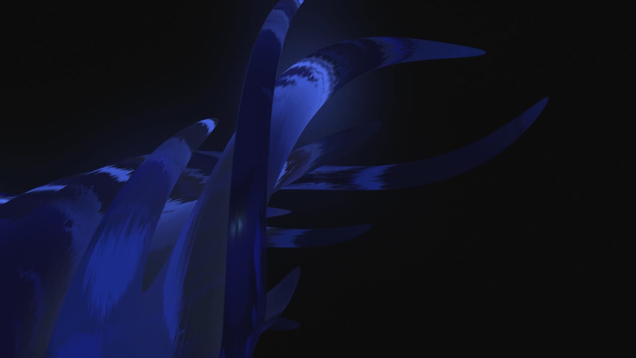 formas geométricas azules abstractas