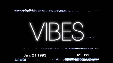 animation of interference over vibes text