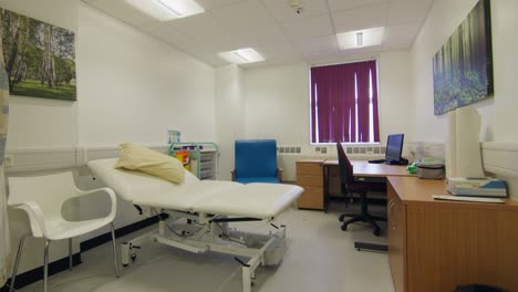 gp consultation room in a uk hospital