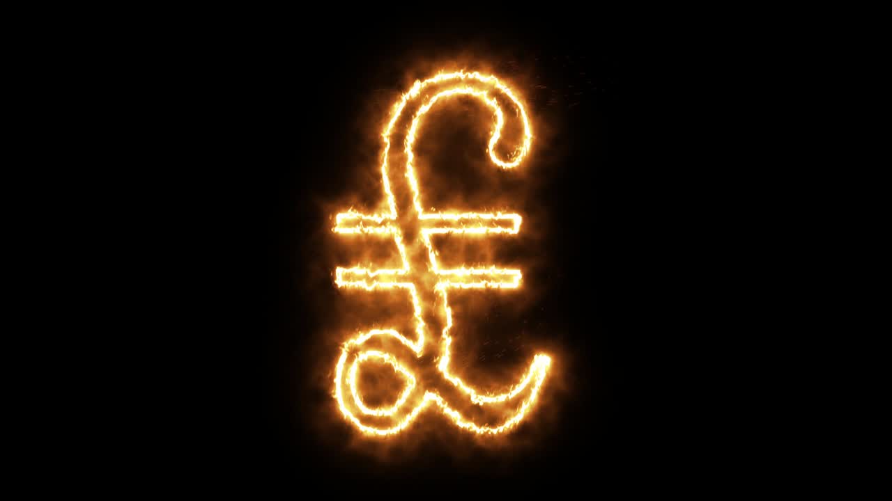 Lira symbol of burning flame. Turkey lira symbol made from fire flame. Flaming burn font or bonfire alphabet text with sizzling fiery shining heat effect. 3D rendering.