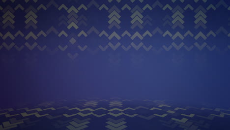 blue and gold geometric pattern on dark background - modern and sleek design